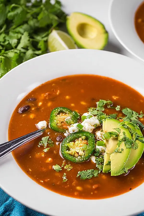 Smoky Black Bean Chile Soup