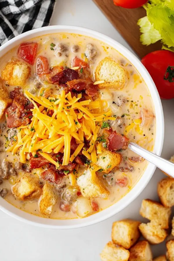 Smoky Burger Chowder