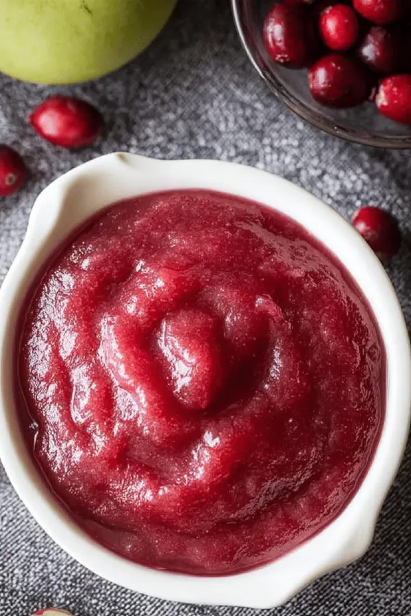 Spiced Cranberry-Apple Sauce