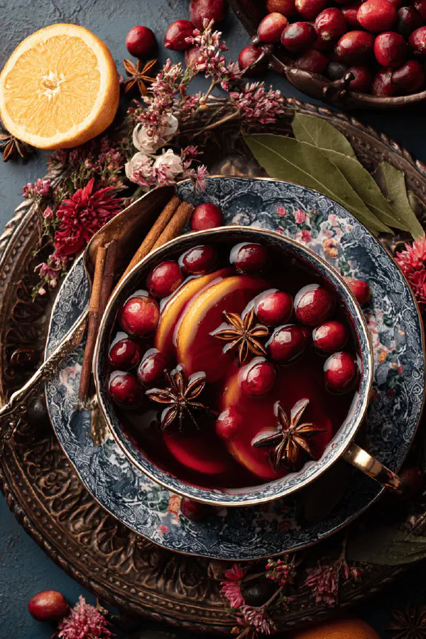 Spiced Hot Cranberry Punch