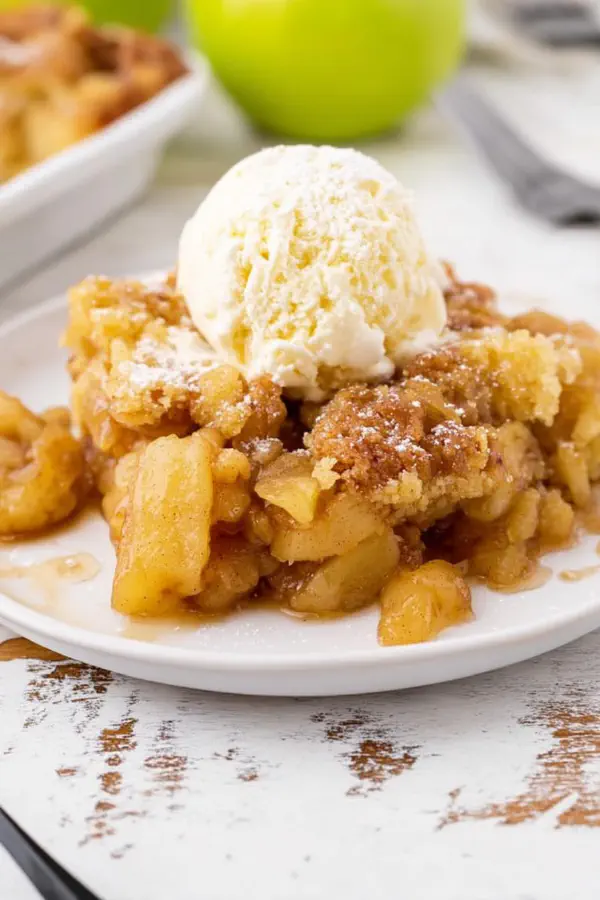 Spiced Pear Dump Cake