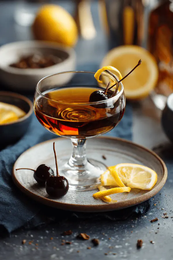Spiced Rye Manhattan Twist
