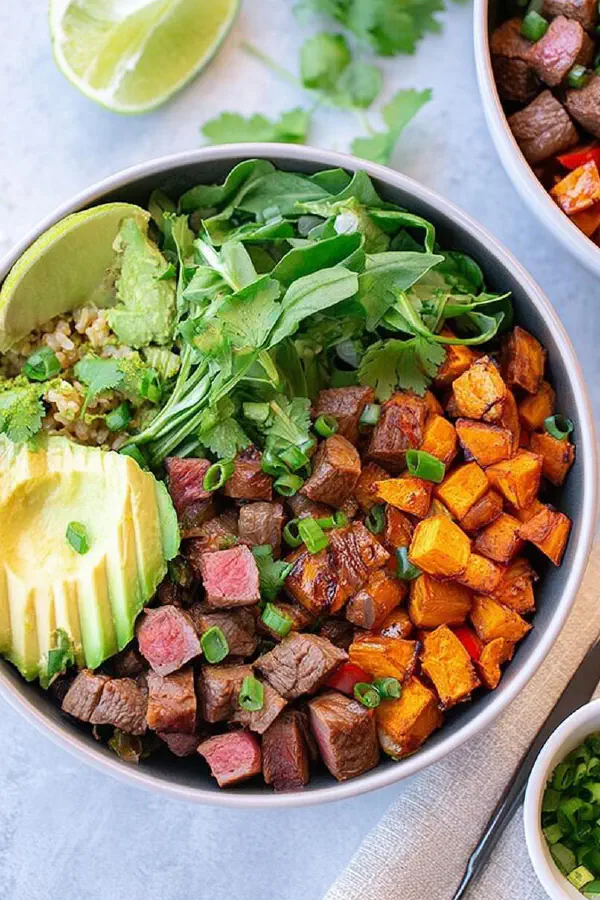 Spiced Steak Sweet Bowl