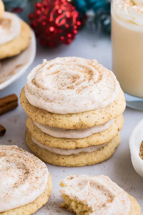 Spiked Eggnog Cookies