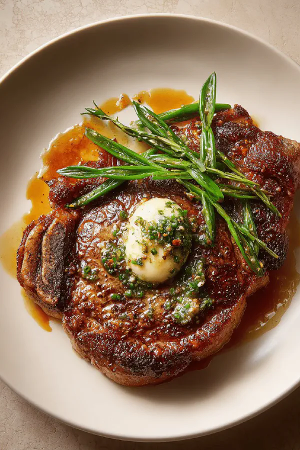 Steak with Jalapeño Miso Butter