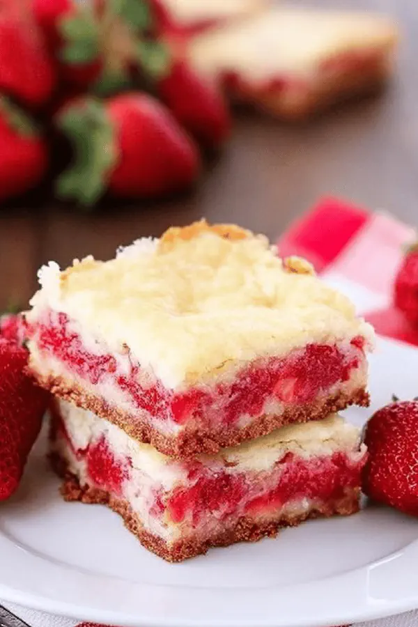 Strawberry Chess Bars Twist