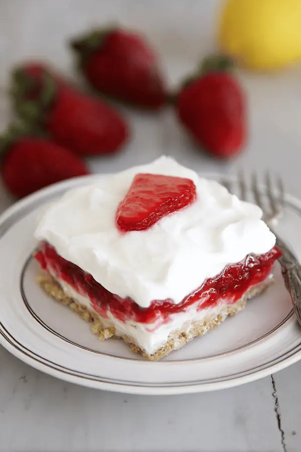 Strawberry Cream Bars