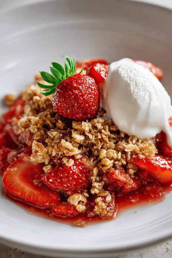 Strawberry Crumble Air Fryer