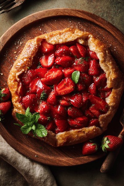 Strawberry Foldover Tart