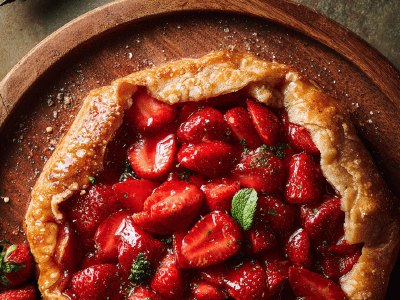 Strawberry Foldover Tart