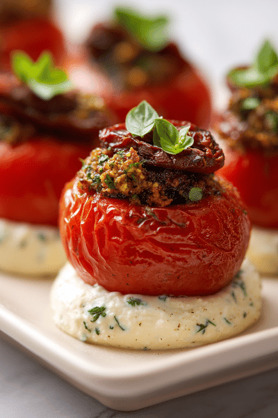 Stuffed Cherry Tomatoes