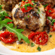 Sesame Pork Meatballs with Cucumber Salad