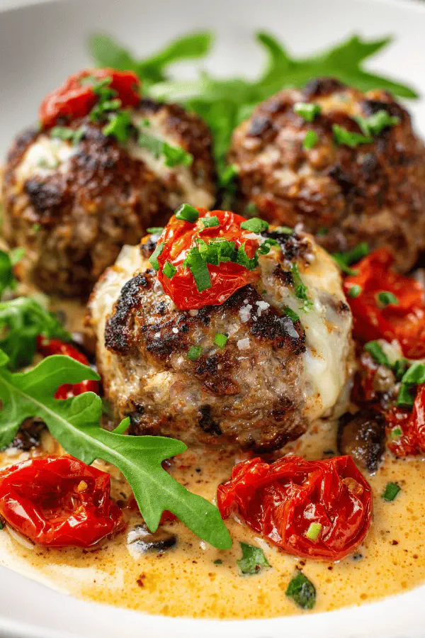 Stuffed Veal Balls with Gruyere