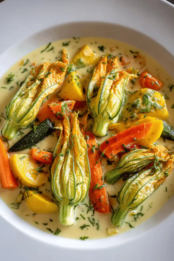 Stuffed Zucchini Blossoms