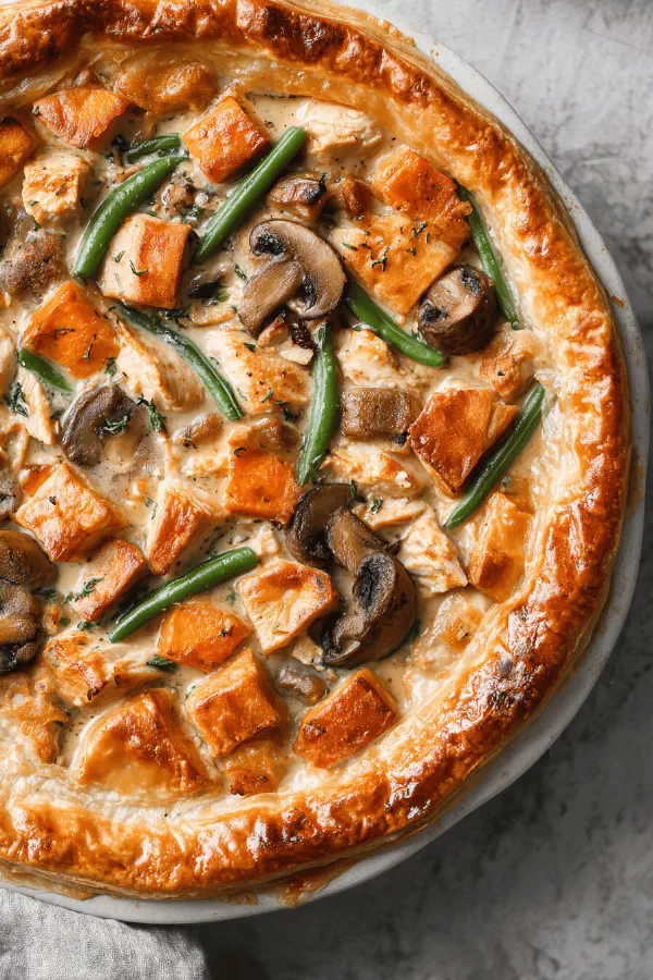 Sweet Potato Chicken Pie