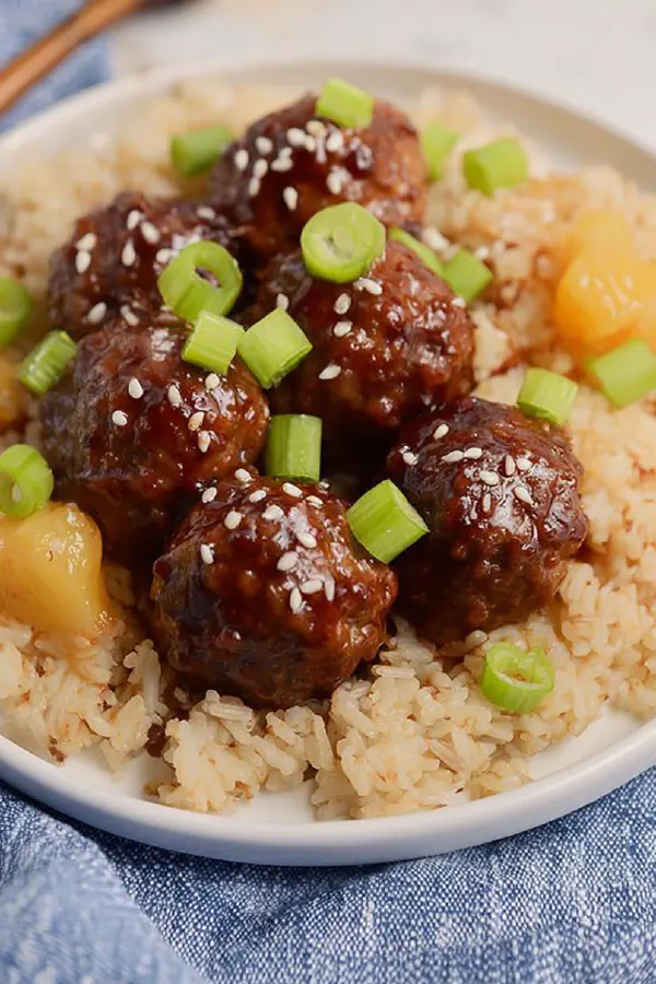 Tangy Teriyaki Meatballs