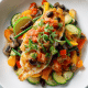 Grilled Swordfish Kiwi Salsa