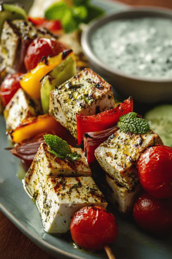 Tofu Souvlaki Skewers