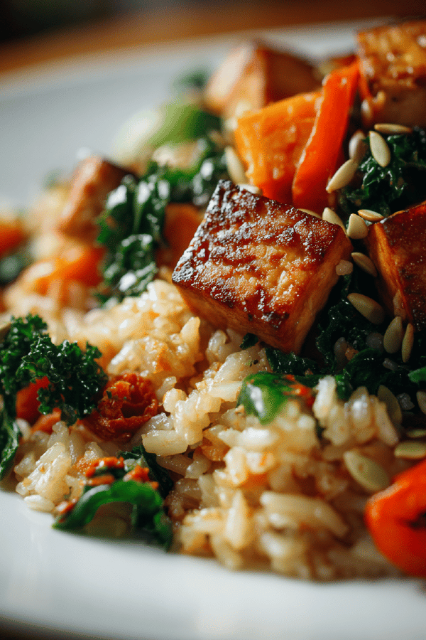 Tofu Veggie Fried Rice
