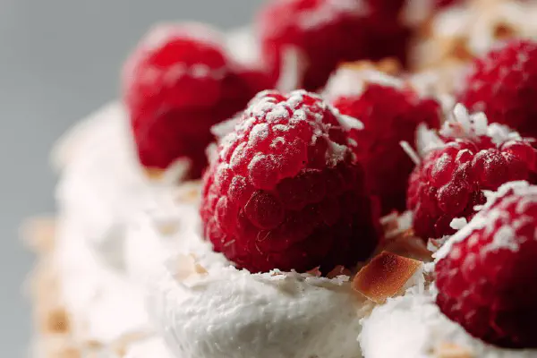 Billets with Berries and Coconut