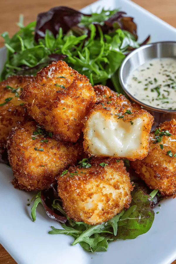 Triple Cheese Parmesan Fondue Bites