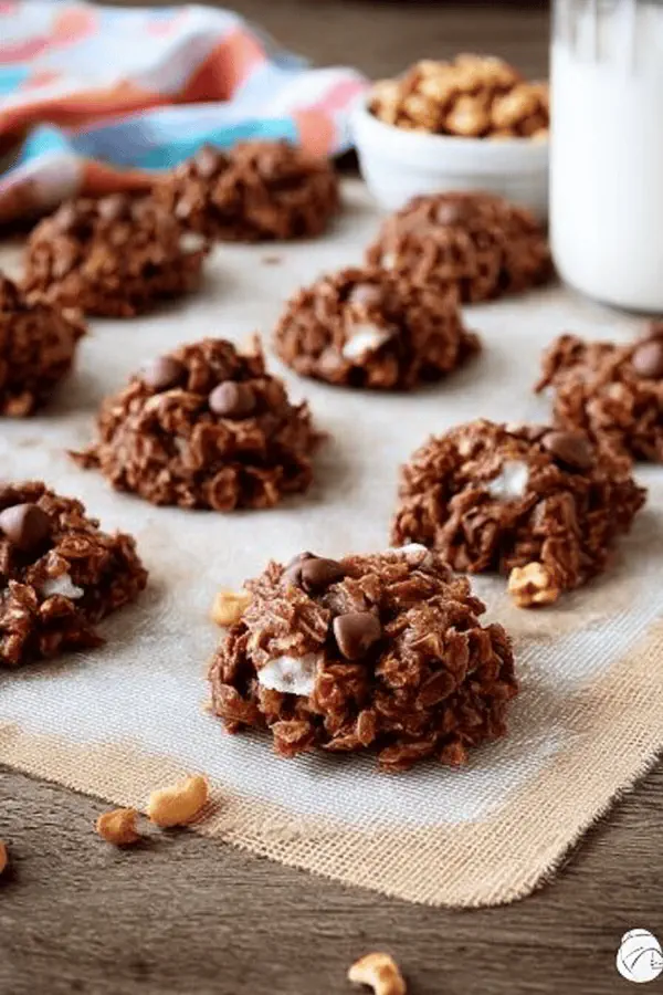 Twisted No Bake Cookies