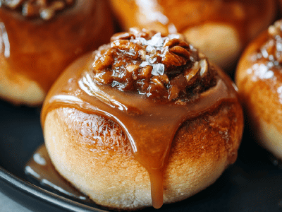 Vegan Caramel Brioches