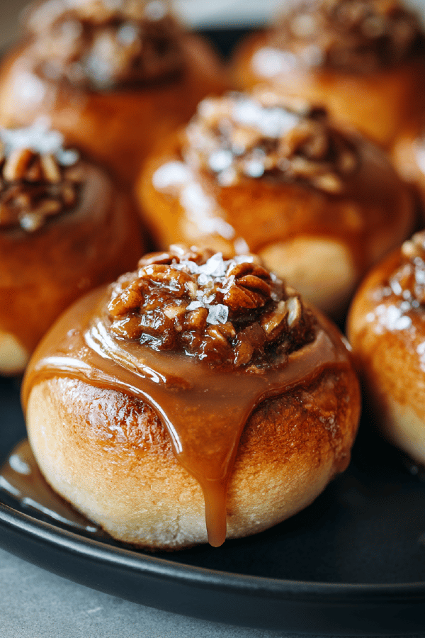 Vegan Caramel Brioches