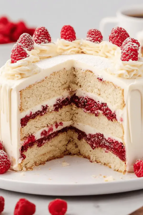 White Chocolate Raspberry Cake Remix