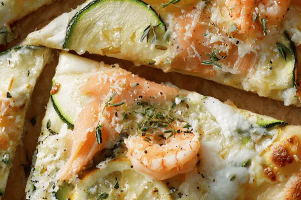 Herbed Seafood Pizza