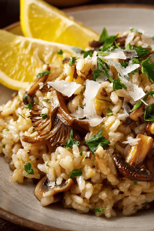 Wild Mushroom Risotto Twist