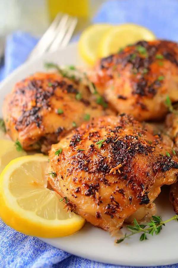 Zesty Baked Chicken Thighs