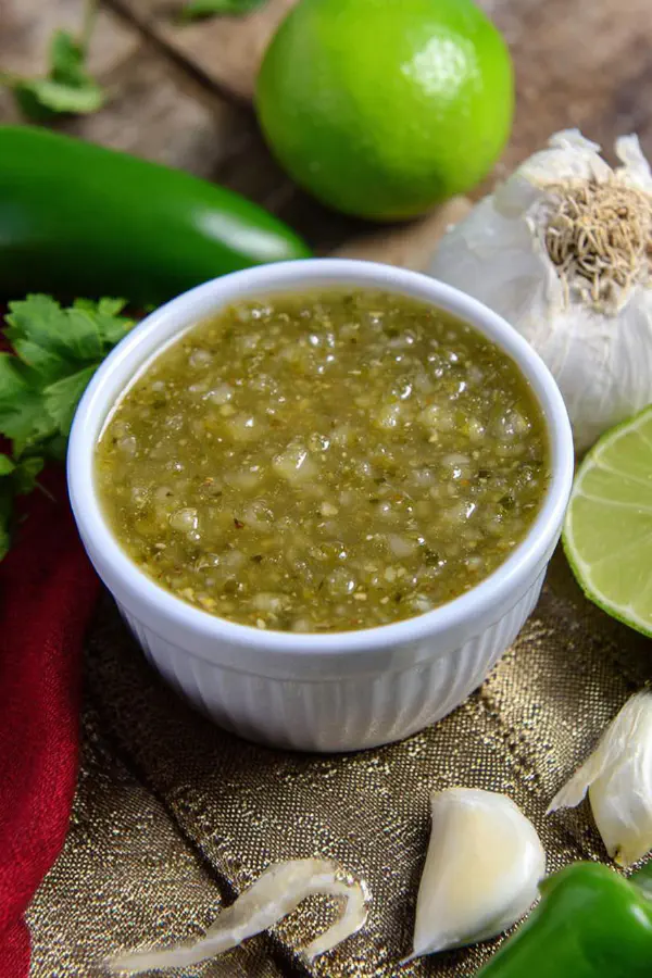 Zesty Charred Tomatillo Salsa