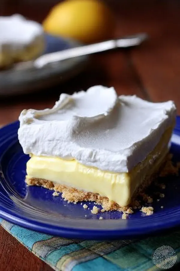 Zesty Lemon Icebox Dessert