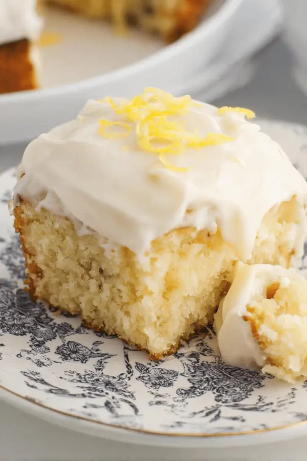 Zesty Sour Cream Pound Cake